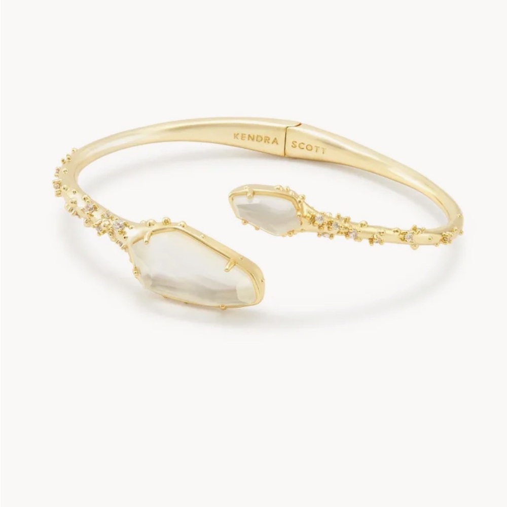 Kendra Scott Zander Hinge Cuff Bracelet - Rose Gold